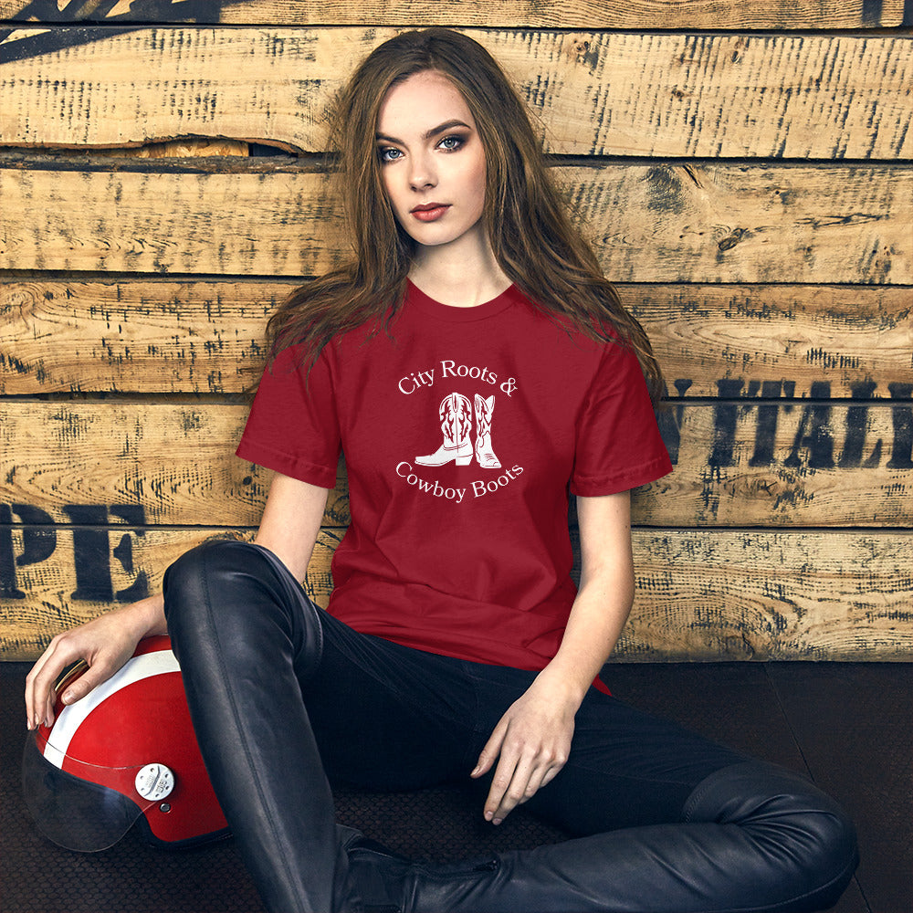 City Roots & Cowboy Boots T-shirt