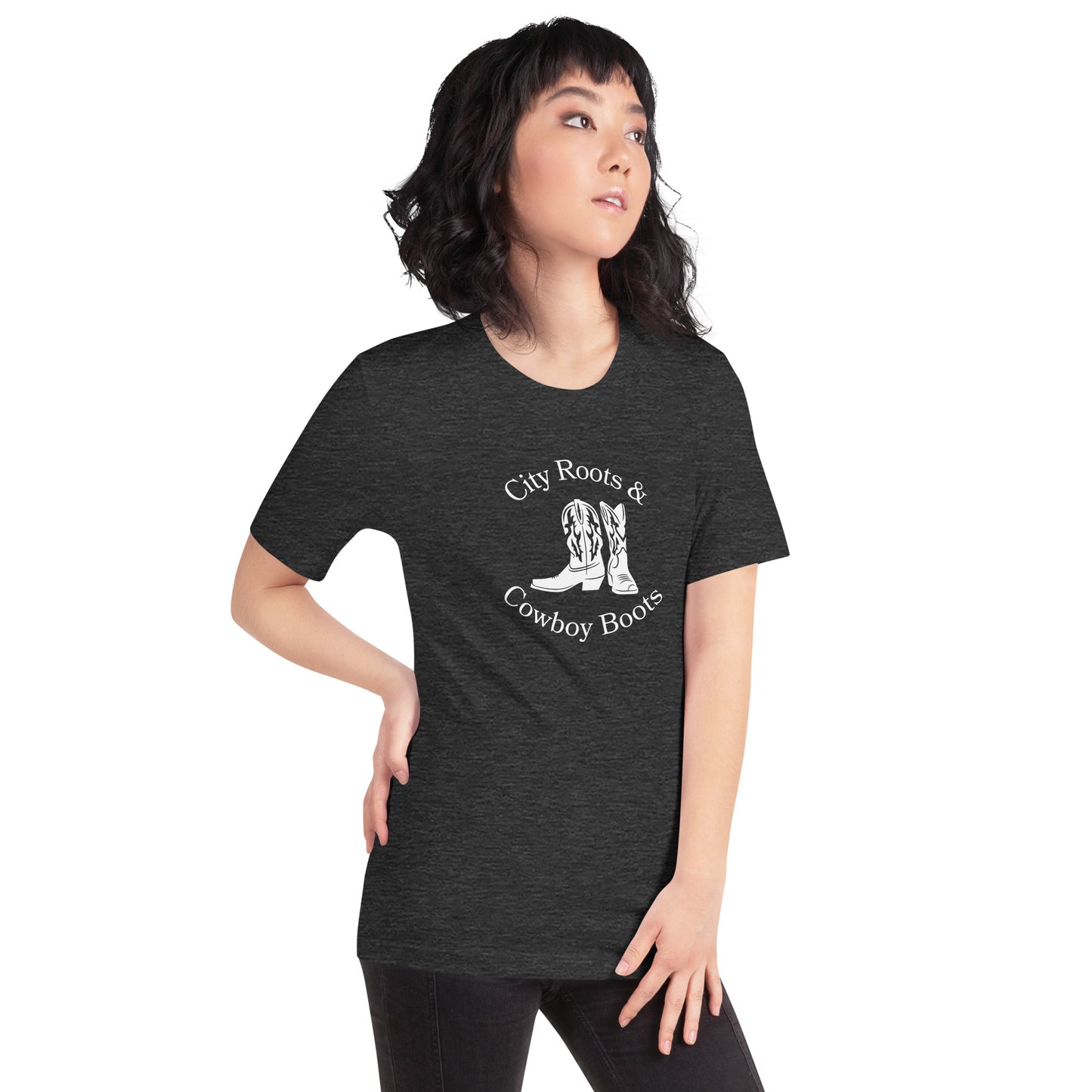 City Roots & Cowboy Boots T-shirt